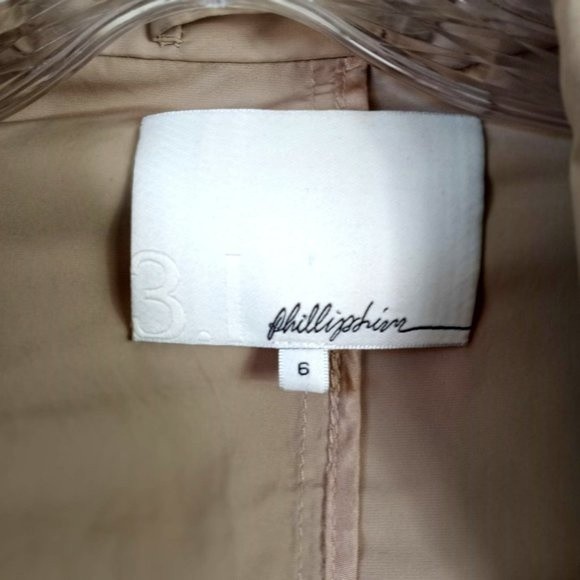 3.1 Phillip Lim Tan Lightweight Biker Jacket 6 - Picture 4 of 15
